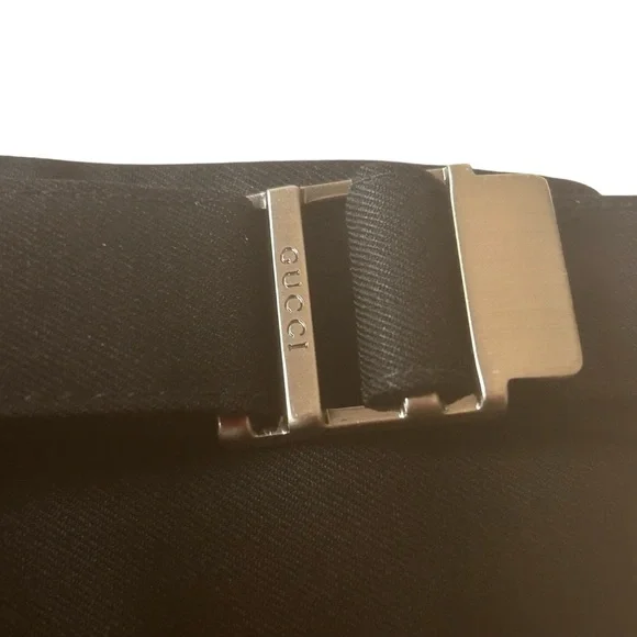 Gucci pencil skirt women’s size 8 black silver buckle vintage Tom Ford luxury - Picture 14 of 16